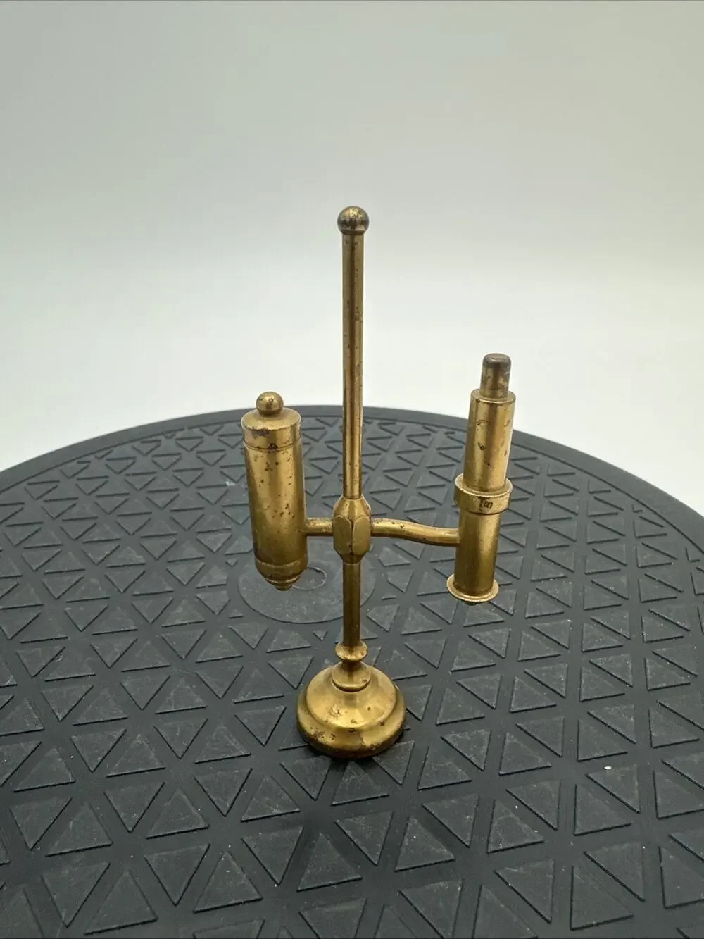 Vintage Brass Student Lamp Style Doll House Size